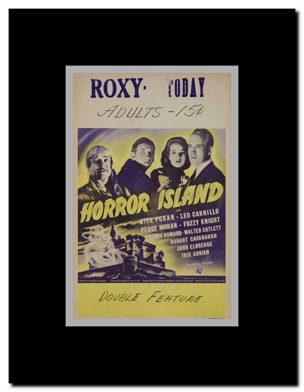 Horror Island Framed Movie Poster
