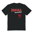 thumbnail image 1 of Horror Line Dracula Graphic Black Men's Cotton T-Shirt, 1 of 1