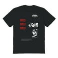 thumbnail image 1 of Horror Line Dracula Multi images Graphic Black Men's Cotton T-Shirt, 1 of 1