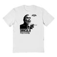 thumbnail image 1 of Horror Line Dracula Prince of Darkness Graphic White Men's Cotton T-Shirt, 1 of 1