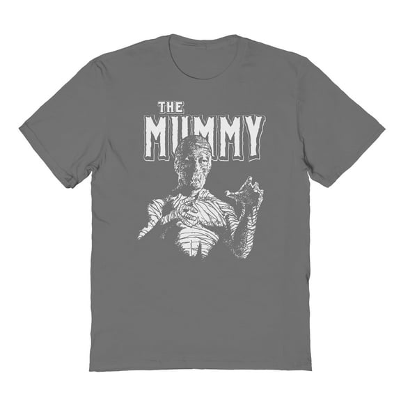 Horror Line The Mummy Graphic Charcoal Men's Cotton T-Shirt