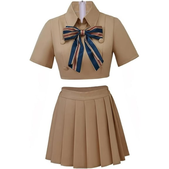 Horror  Megan Dress Doll Megan Crop Top Skirt Sailor Suit for Women Girls