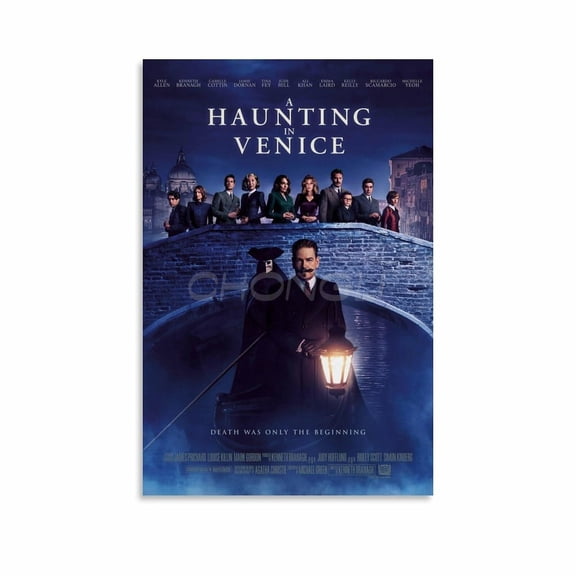 Horror Movie A Haunting in Venice Poster  Canvas Painting Posters And Prints Wall Art Pictures for Living Room Bedroom Decor