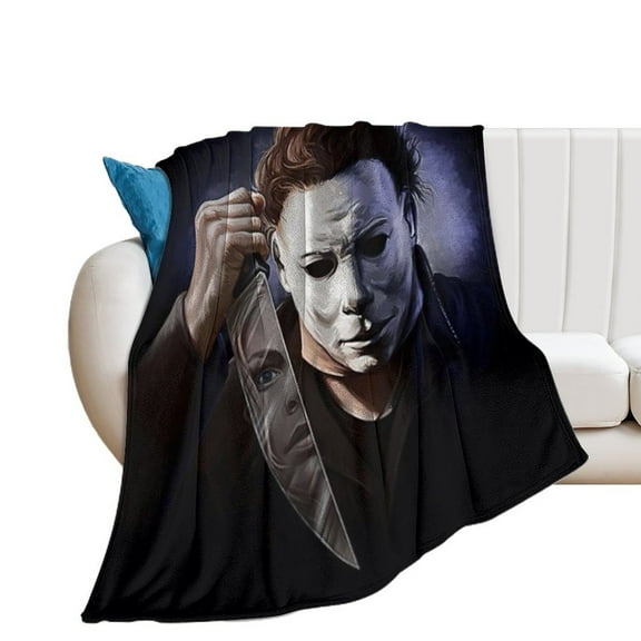 Horror Movie Character Super Soft Flannel Blanket Lightweight Air Conditioning Blanket Comfortable Quilt for Adults Kids 40"x50"