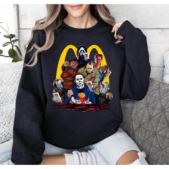 Horror-Movie Characters-MCdonald, Sweatshirt, ANANDHIS
