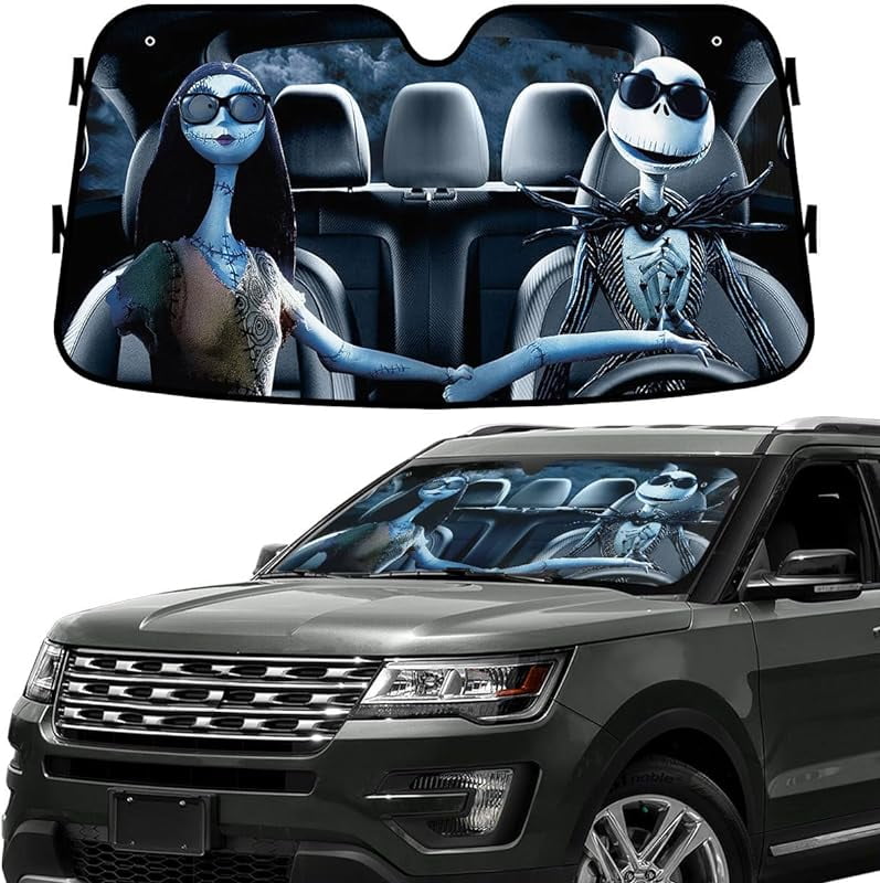 Horror windshield sun shade discount