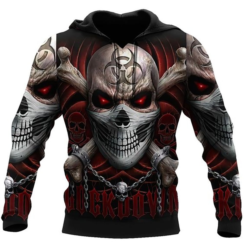 3d top horror hoodies