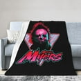 Horror Movie Fleece Throw Blanket, scary character Blanket for Women