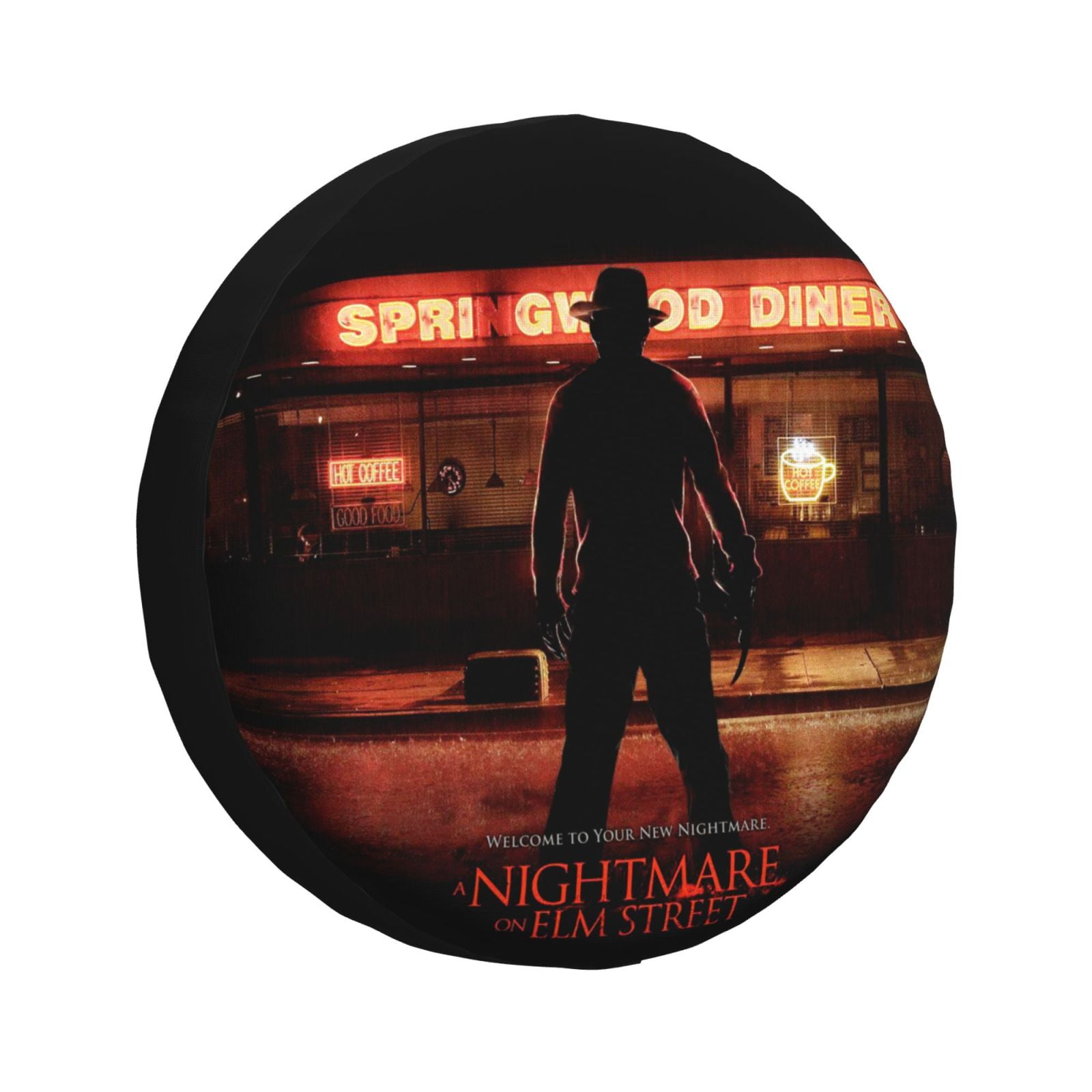 Horror Movie Freddy Krueger Tire Cover Weatherproof Universal Wheel Protectors Camper Tire