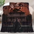 thumbnail image 1 of Horror Movie Halloween Michael Myers Printed Plush Throw Blanket, Ultra Soft Microfiber for Sofa Bedroom Living Room or Camping 40" x 50", 1 of 10