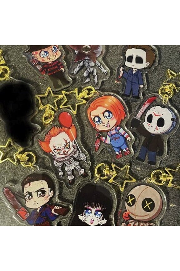 Horror Movie Icons Acrylic Charms (1 keychain)