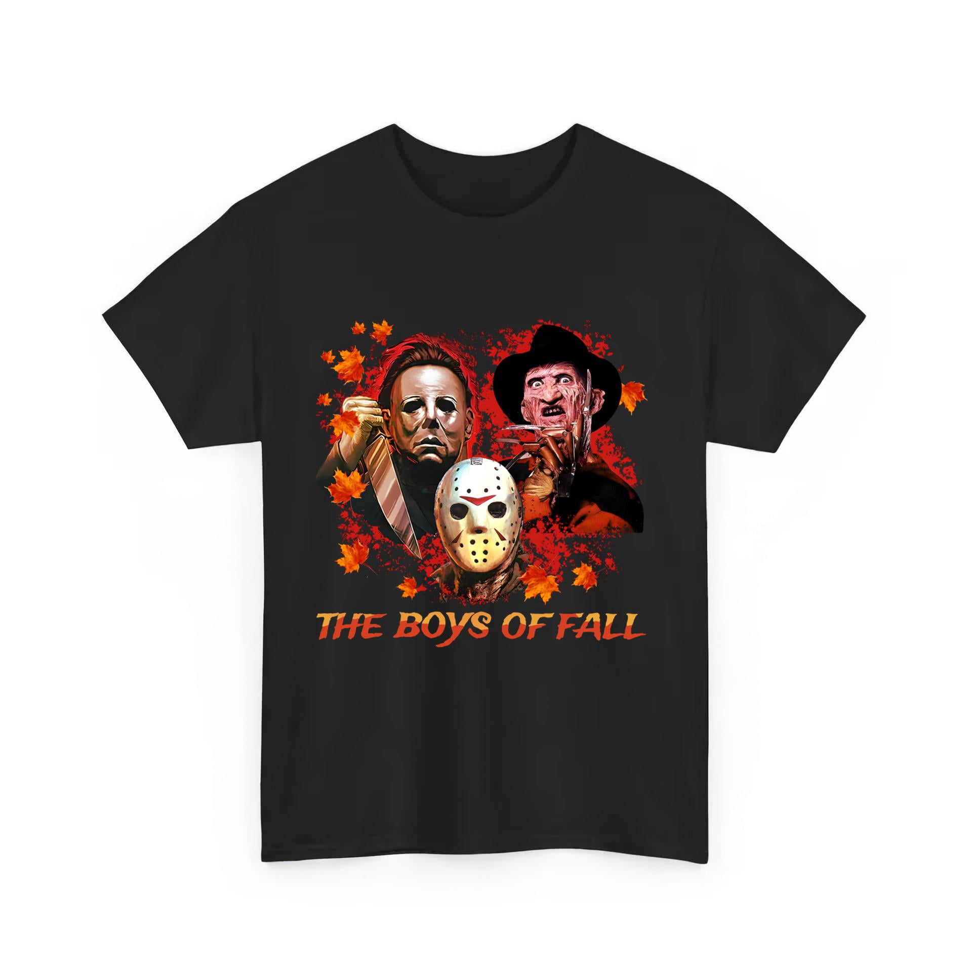 Horror Movie-Inspired Graphic Tee, Halloween Character Shirt, Classic ...
