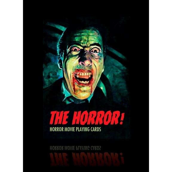 Horror Movie (King Kong Godzilla Dracula Frankenstein) Playing Cards by Piatnik