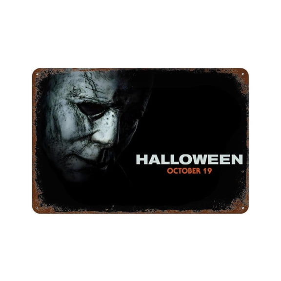 Horror Movie Michael Myers-theme Metal SignPersonalized Metal Sign Wall Decor for fans,friends,family and Lovers Gifts 8x12 Inch