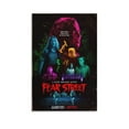 thumbnail image 1 of Horror Movie Poster Wall Art Canvas Painting Poster Bedroom, Living Room Decor, 1 of 8
