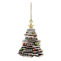 Horror Movie Theme 8Cm Flat 2D Hanging Christmas Ornament, Creative Xmas Tree Pendants Craft Collection For Home Party Decoration, Holiday Gift For Boys Girls