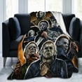 thumbnail image 1 of Horror Movie Throw Blanket 80"X60" Soft Flannel Lightweight Plush Air Conditioner Quilt Suitable For Sofa,Living Room,Bedroom,Double Bed, 1 of 4