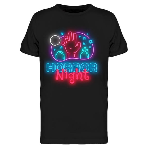 Horror Night Design T-Shirt Men -Image by Shutterstock, Male Medium