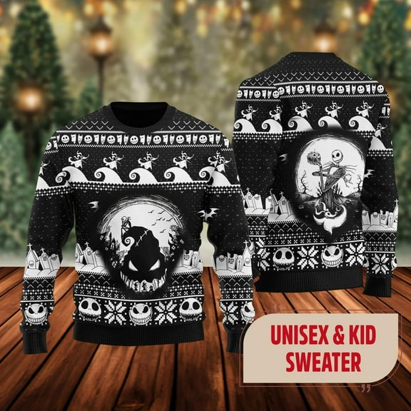 Horror Nightmare Ugly Christmas Sweater, Xmas Sweatshirt, Christmas Gift for Men Women Kid