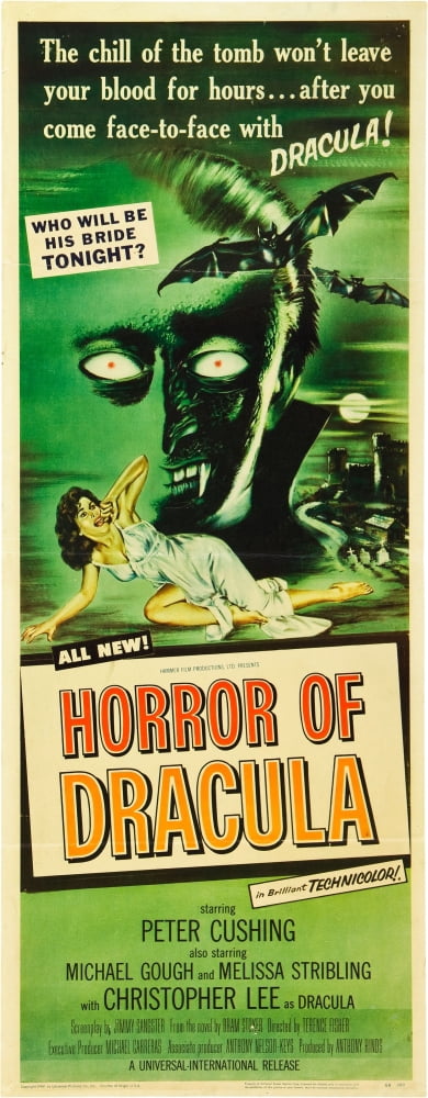 Horror Of Dracula Canvas Art - (11 x 17)