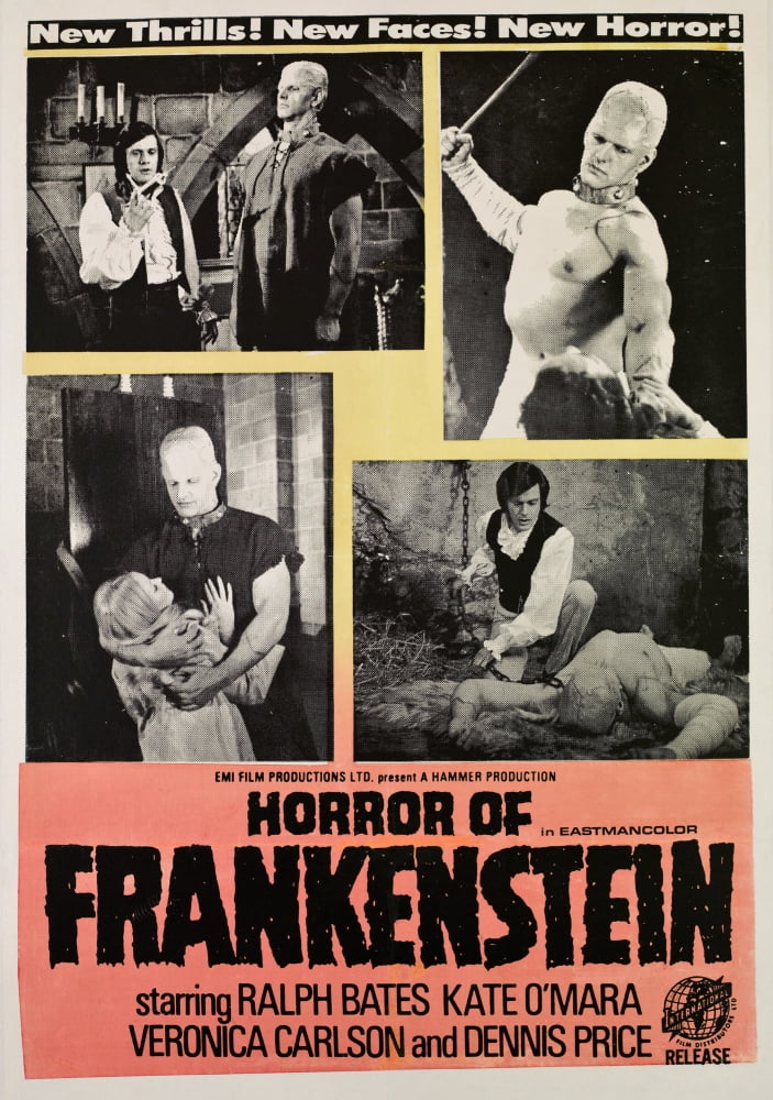 Horror Of Frankenstein Canvas Art -  (18 x 24)