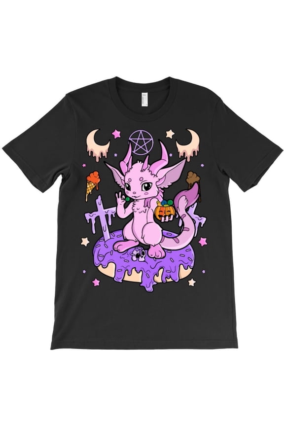 Horror Pastel Goth Creepy Kawaii Graphic Tee, Cute Aesthetic H24292 T-Shirt, for Men and Women, Up to Size 5XL