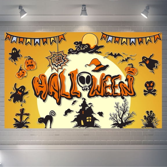 Horror Photo Background Creative Halloween Backdrop Party Background Cloth