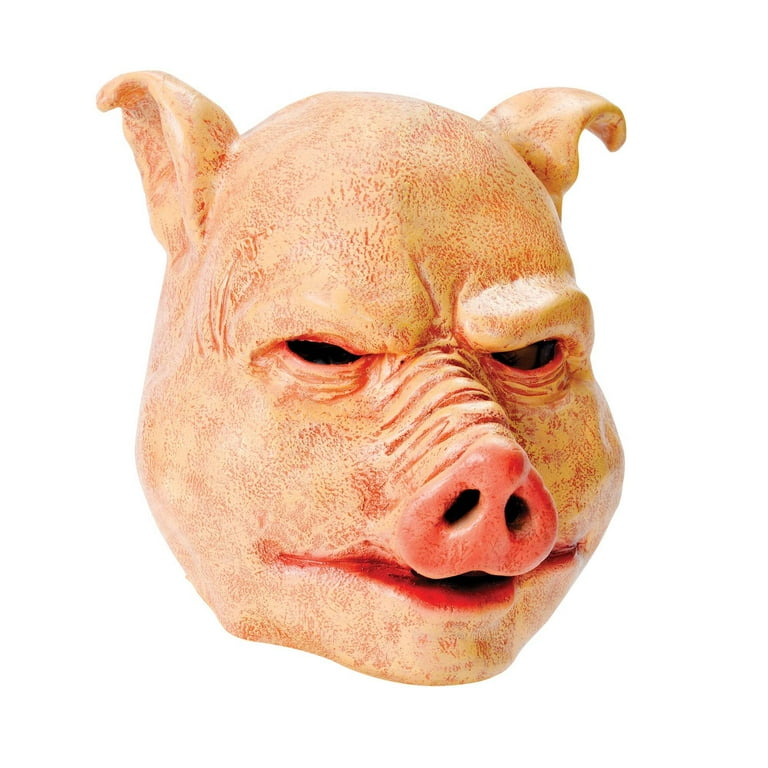Pig Mask Rubber Overhead Adult Pig Mask Rubber Overhead Adult