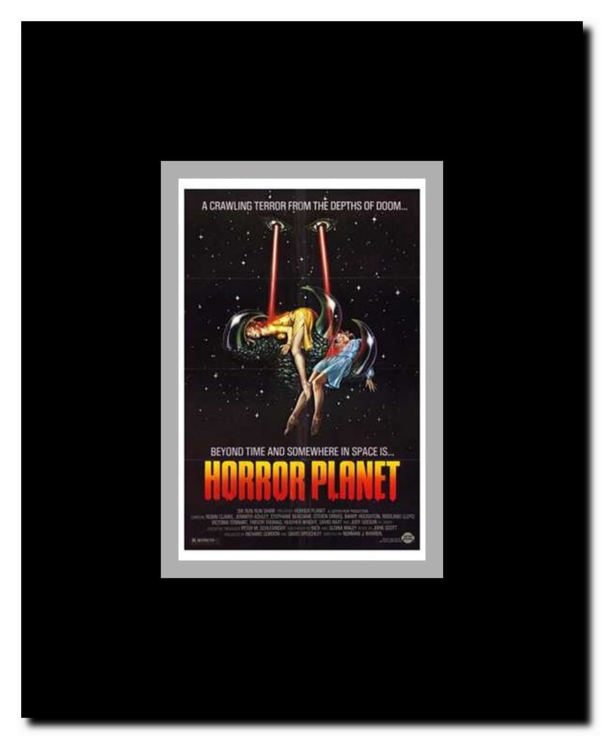 Horror Planet Framed Movie Poster