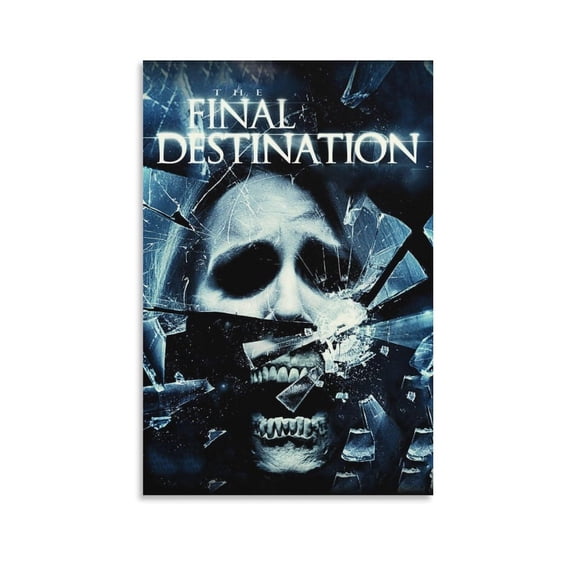 Horror Poster The Final Destination Movie Poster Poster Decorative Painting Canvas Wall Art Living Room Posters Bedroom Painting 24x36inch(60x90cm)