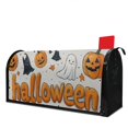 thumbnail image 1 of Horror Pumpkin Ghost Bat Spider Happy Halloween Mailbox Covers,Magnetic 18x21 Inch Mailbox Wrap Water Proof Reusable Halloween MailBoxcovers for Rustic Farmhouse Home Decorative, 1 of 5