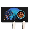 thumbnail image 1 of Horror Pumpkin Ghost Dog Mat for Food and Water Happy Halloween Absorbent No-Slip 17x30 Inch Cat Food Mat Cat Feeding Mat EcoFriendly Durable Pet Placemat, 1 of 7