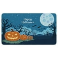 thumbnail image 1 of Horror Pumpkin Ghost Doormat,Non-Slip Doormat Halloween Ghost Low-Profile Door Mat 17x30 Inch Door Mats for Room Winter Laundry, 1 of 6