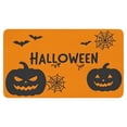 thumbnail image 1 of Horror Pumpkin Ghost Front Door Mat,Non-Slip Doormat Happy Halloween Mat 17x30 Inch Throw Rug for Winter Holiday Home Kitchen, 1 of 6