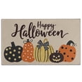 thumbnail image 1 of Horror Pumpkin Ghost No Slip Doormat x Inch Halloween Pumpkin Protection Welcome Mat Switch Rug for Entryway Porch Entryway Kitchen, 1 of 7