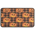 thumbnail image 1 of Horror Pumpkin Ghost Non Slip Welcome Mats 30x17 Inch Happy Halloween Nonskid Welcome Mat Layered Door Mats for Entryway Porch Entryway Home, 1 of 7