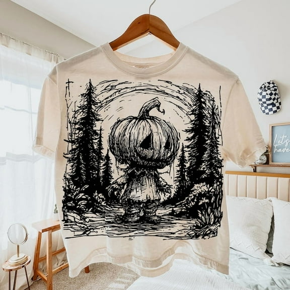 Horror Pumpkin Halloween Shirt, Horror Halloween Shirt, Halloween Shirt, Fall Shirt, Spooky Season Shirt, Popular Halloween Vintage