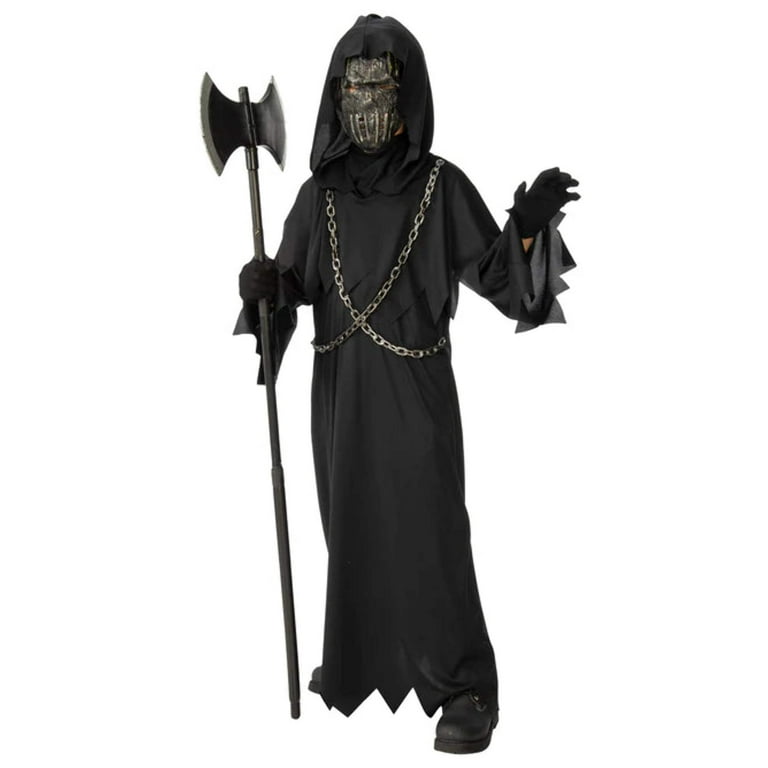 Horror Robe Costume with Chains Kids Nazgul Horror Robe Costume with Chains Kids Nazgul