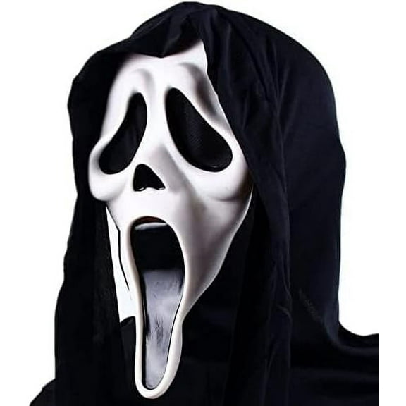 Horror Skull Mask - Creepy Ghost Head Halloween Costume Prop