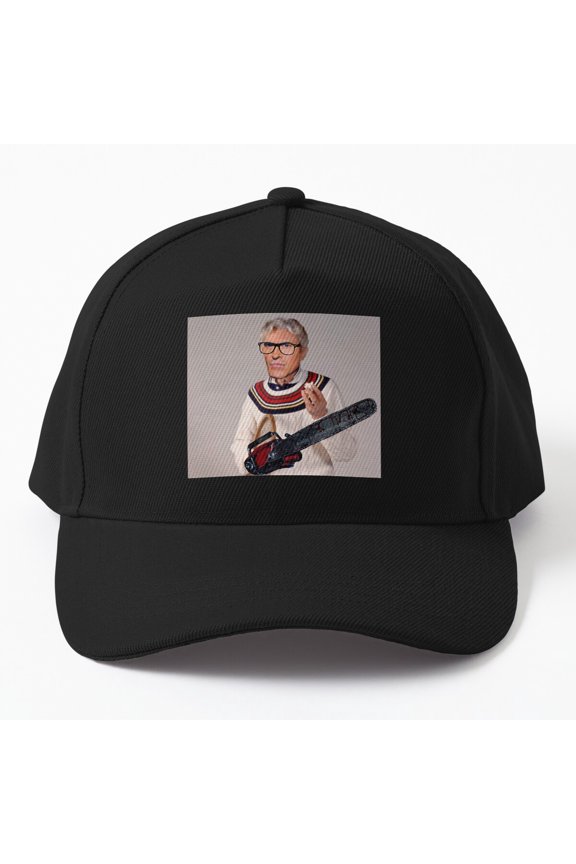 Horror Snack Baseball Hat, Keeps Baddies in Check Spooky Graphic Design, Classic Cap