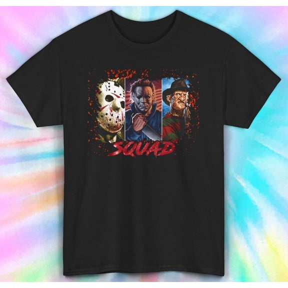 Horror Squad T-Shirt | Jason Freddy Michael Tee | Halloween Gift S-5XL