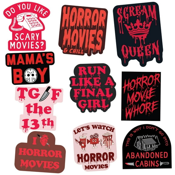 Horror Sticker Extra Large Stickers for Adults Funny Adhesives with Memes