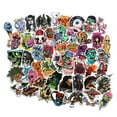 thumbnail image 1 of Horror Stickers Pack 100pcs, Vinyl Punk Stickers, Horror Stickers for Water Bottle Helmet Laptop, Horror Gifts for Adults Teens, Car Luggage Bicycle Motorcycle Computer Skateboard Decals, 1 of 7