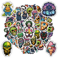 thumbnail image 1 of Horror Stickers Zombie Stickers Skull Stickers Alien Stickers for Laptops Suitcase Phone, 1 of 9