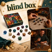 Horror Tabletop RPG Dice Dice Advent Calendar 2026 Halloween Countdown Box 24 Days 24 Pcs 3D Polyhedral Dice Set for Tabletop RPG Role Playing Game Dice Gaming Gifts