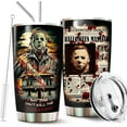 thumbnail image 1 of Horror Tumbler with Lid and Straw - Gift for Men, Women Who Love A Good Scare - Valentines Day Coffee Cup - Gifts for Friend on Birthday, Anniversary - Valentines Decorations - Horror Tumbler 20 Oz, 1 of 6