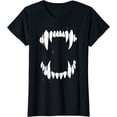 thumbnail image 1 of Horror Wolf Dog Vampire Monster Teeth Costume T-Shirt, 1 of 4