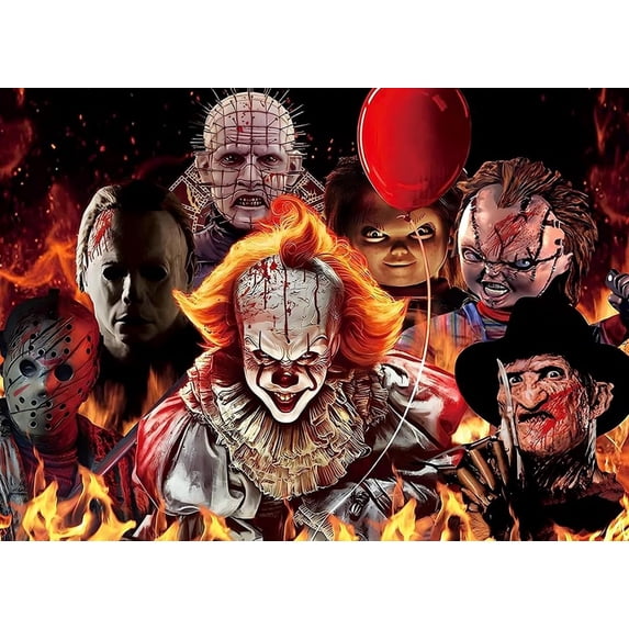 Horror film Diamond Art Kits for Adults, Horror theme Diamond Painting ...