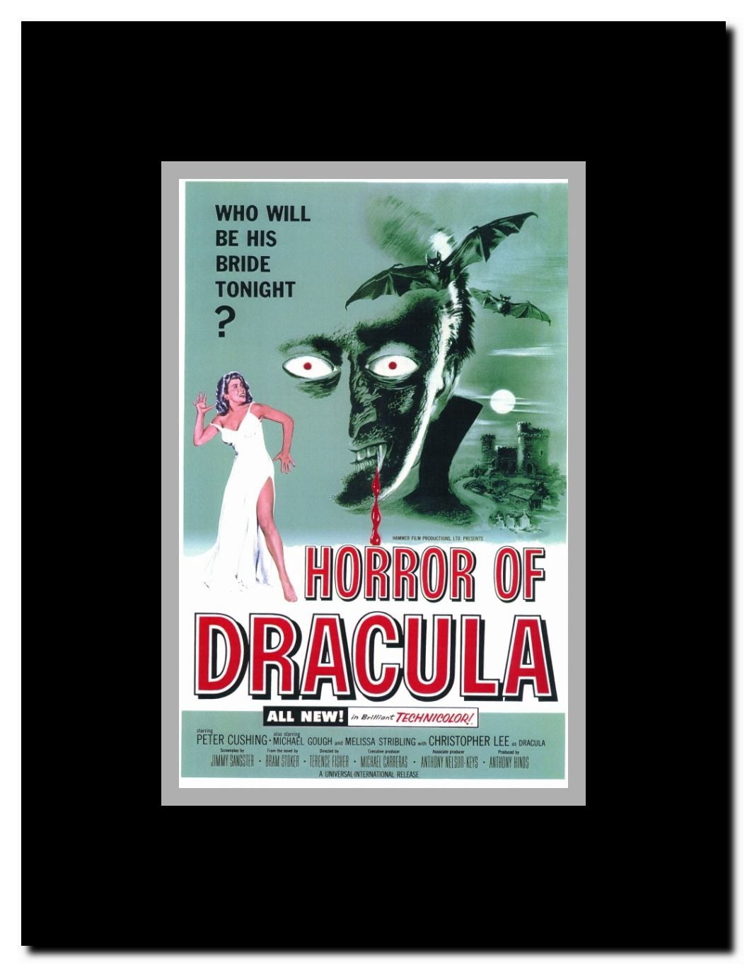 Horror of Dracula Framed Movie Poster