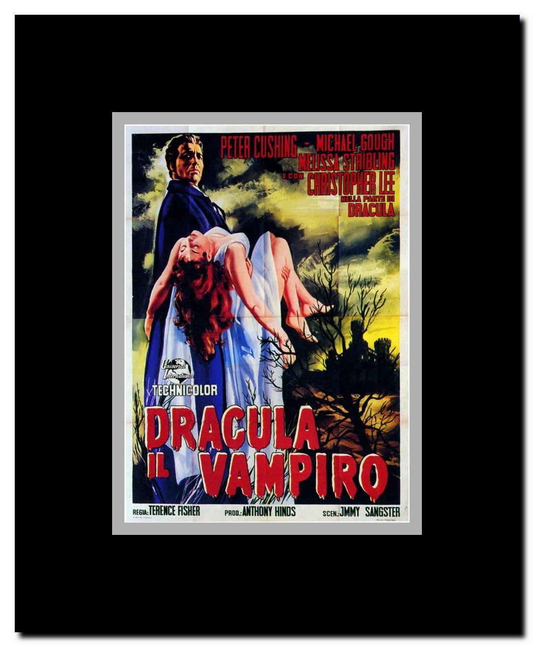 Horror of Dracula Framed Movie Poster